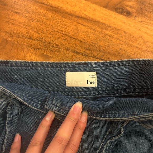 Wilfred Free Aritzia Denim Soft Shorts - Picture 2 of 3
